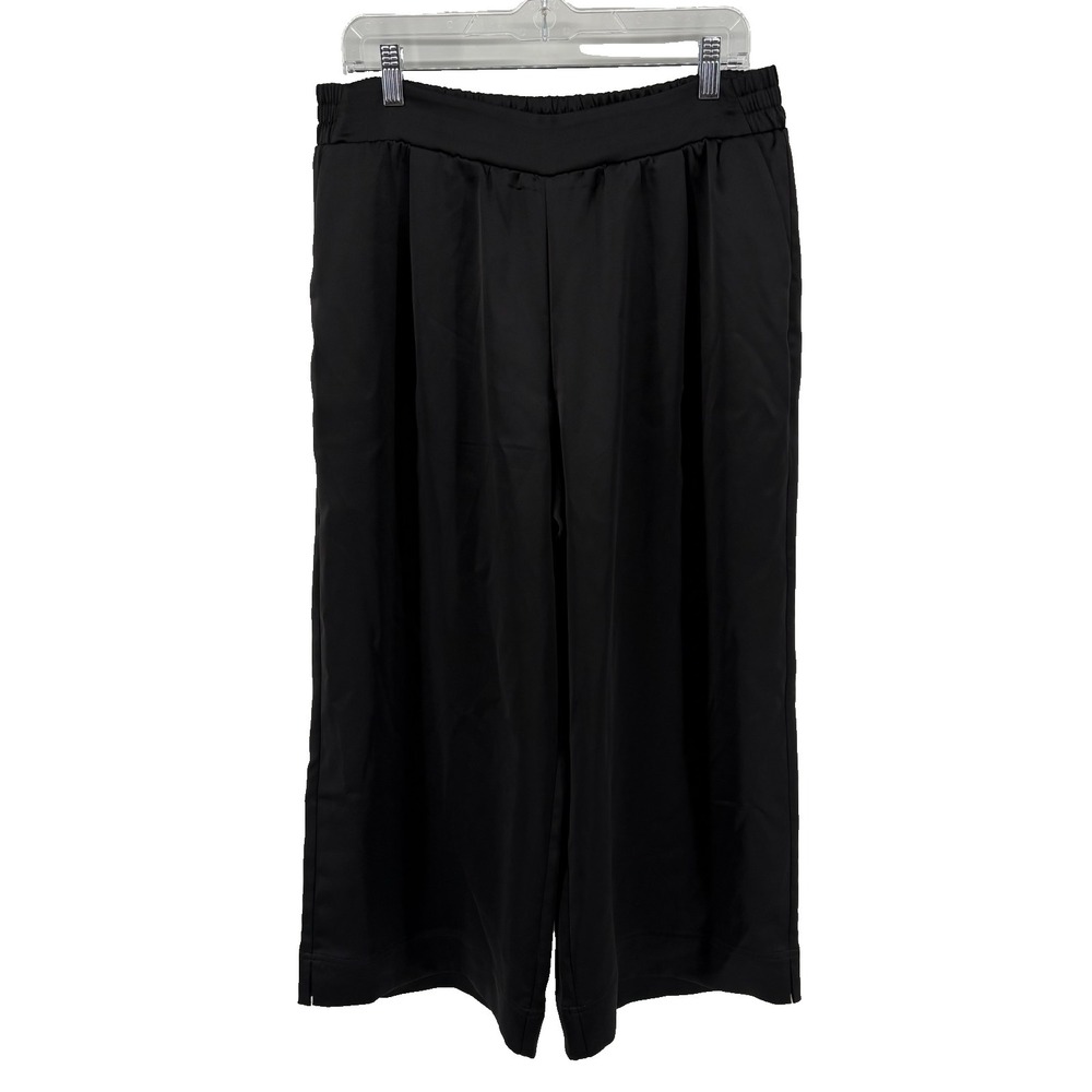 SPANX‎ Satin Cropped Wide Leg Pants XL